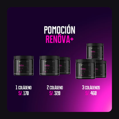 Mujer usando Colágeno Renova+ Premium para piel firme, cabello fuerte y articulaciones saludables